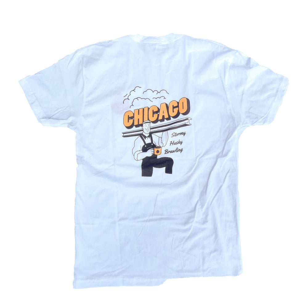 Chicago Tee White